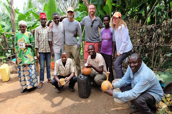 Banana beer brewery - Peeling, mashing, and straining your drink