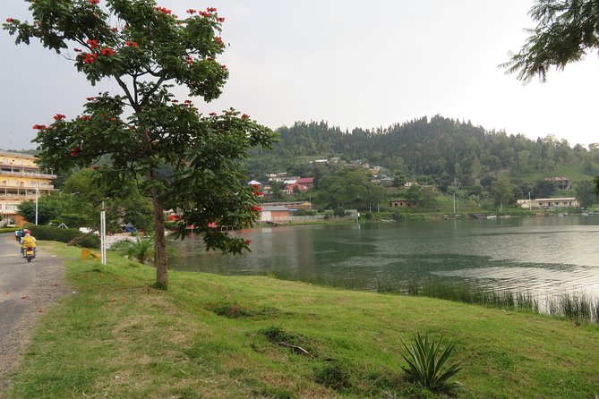Boat excursion on the Lake Kivu, Rwanda - Napoleon Island and its unusual shape