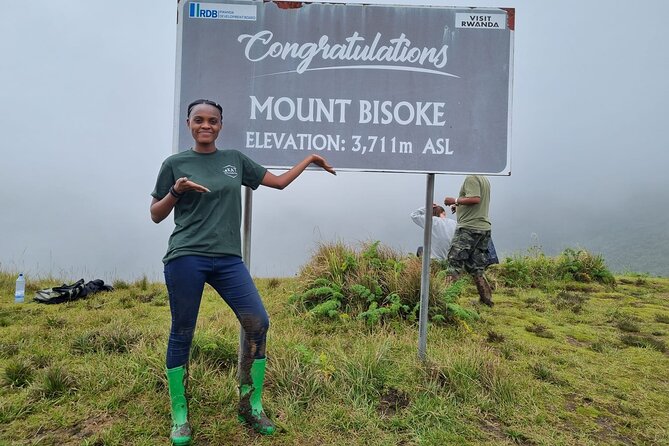 Full day Mt. Bisoke hike - Mt. Gahinga: the smaller volcano option