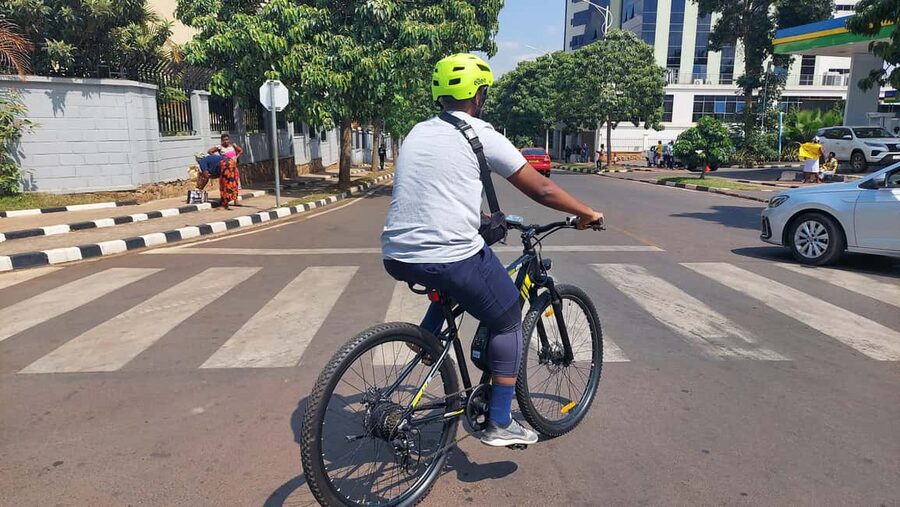 Kigali E-Bike City Tour with Breakfast - Imbuga City Walk and pedestrian Kigali