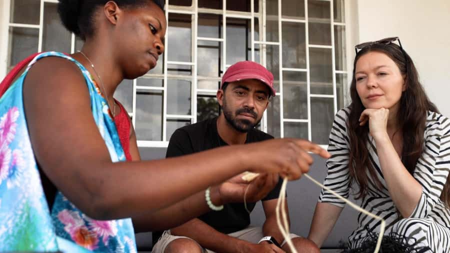 Kigali: Traditional Basket Weaving in a Garden - What the first welcome tells you about the craft