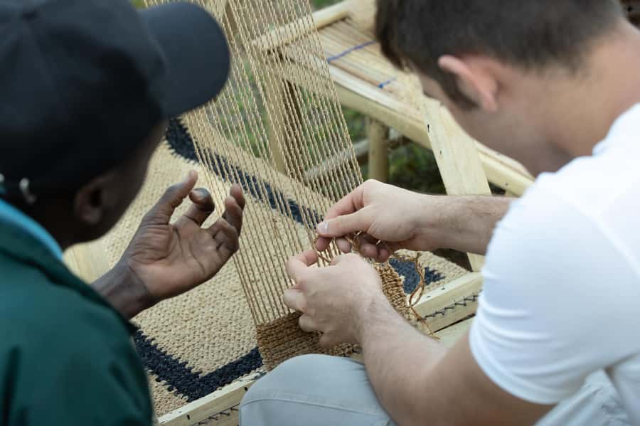 Kigali: Traditional Carpet Weaving (Ikirago) + amazing views - Arriving at the Traditional Weaving Studio