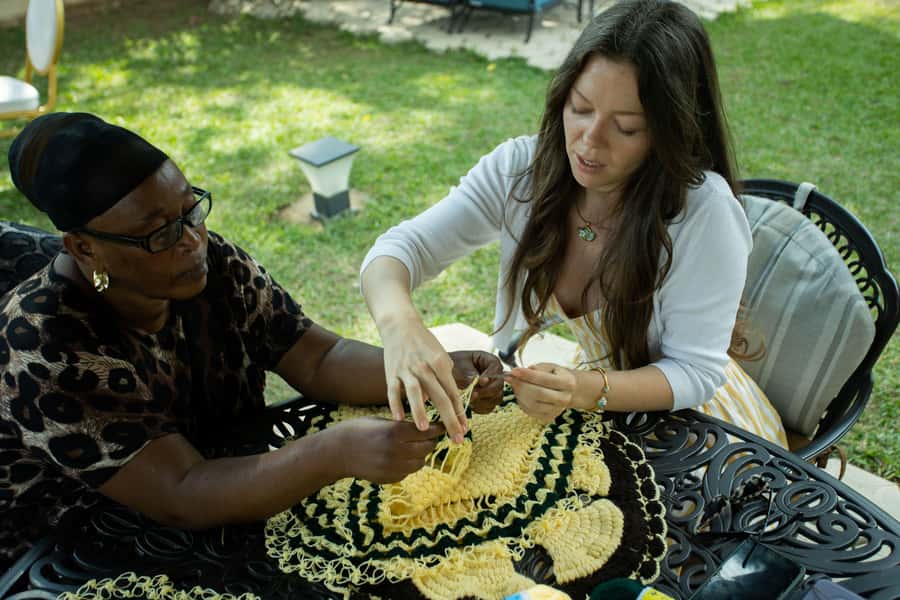 Kigali: Traditional Knitting Experience - Making a decorative cup holder in Kigali